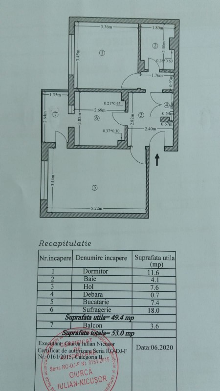 2 camere Decomandate, Brazda Lui Novac, A-uri, CAS, zona verde fara trafic auto