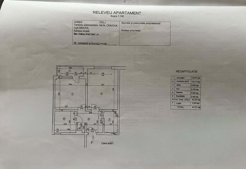 2 camere decomandate, etaj8/10, centrala termica si AC, Piata Garii - Carol I, V-uri