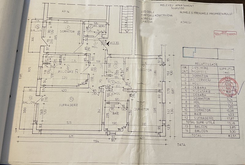 4 camere decomandate, 83mp, Craiovita Noua, vis-a-vis Carrefour- Pepco, Bd Oltenia, foarte spatios
