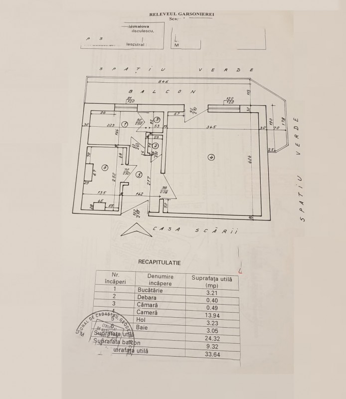 Garsoniera decomandata, spatioasa, Brestei - Maria Tanase, in spatele Auchan Craiovita, Facultatea de Sport, etaj1